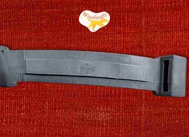 Close-up unrolled Seresto Flea & Tick Collar